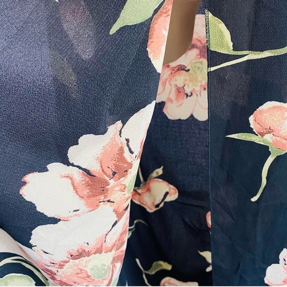 Black Floral Maxi Dress Large - Picture 9 of 9